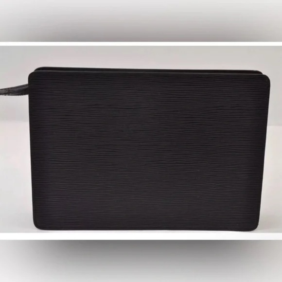 Louis Vuitton Epi Pochette Homme Black Vintage Clutch EUC - Picture 5 of 17